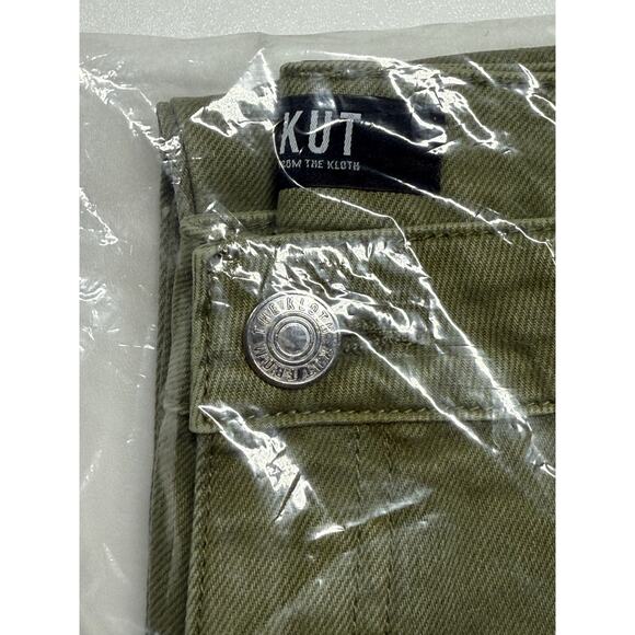 KUT from the Kloth Jeans Kiera High Waist Slim Barrel Cargo NWT size 00 Cotton - Picture 13 of 15